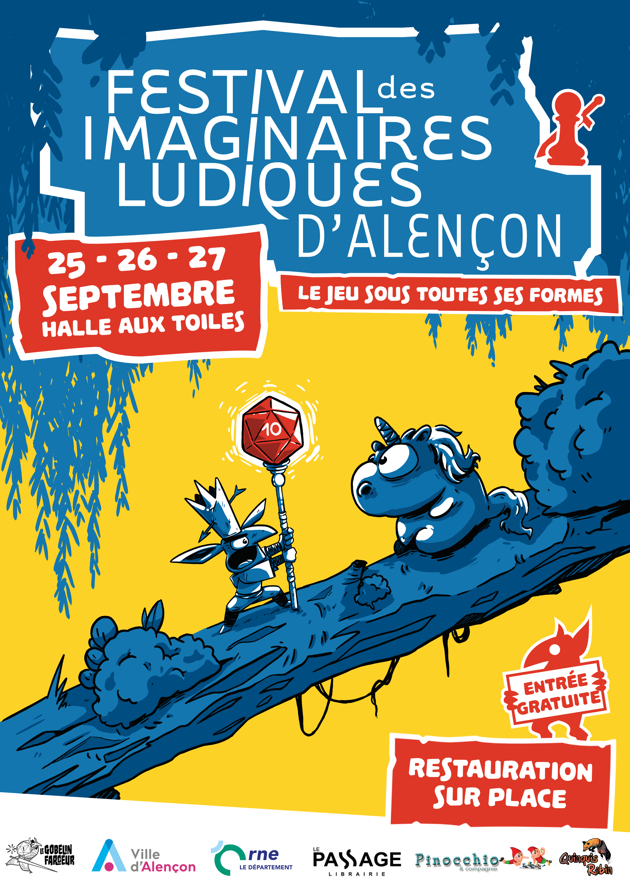 affiche du festival des imaginaires ludiques